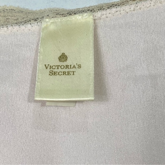 VICTORIA'S SECRET Vintage Gold Label Satin Lace Romper Teddy - Picture 11 of 14